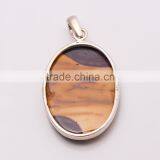 JASPER PENDANT 925 Sterling Silver Pendant, SILVER JEWELRY EXPORTER,SILVER JEWELRY WHOLESALE,SILVER EXPORTER thumbnail-2