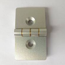 7075 Aluminum Folding Hinges With Nature Anodized CNC Milling Hardware Parts Assembly Hinges thumbnail-1