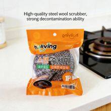 10P Pack 50Gram Large Size Durable Rust Resistant Stainless Steel Dish Scourer Ideal for Pots Pans Grills Stoves Sinks Cleaning thumbnail-5
