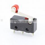 3Pin All New Limit Switch With Pulley N/O N/C 5A250VAC KW11-3Z Mini Micro Switch Factory Direct Sale thumbnail-3