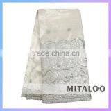 Mitaloo MGP0038 Good Price Silk Brocade Fabric Silk George Lace Fabric For Wholesale thumbnail-4