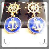 Alloy Jewelry Copper Brass Plating Gold Silver Rhodium Drop Earring thumbnail-2