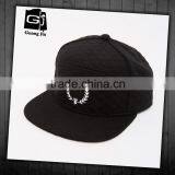 Guangjia Wholesale Unconstructed Flat Bill 5 Panel Caps Hats