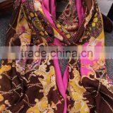 Charm Rose Color Printing Tassel Style Sun-proof Beach Pashmina Scarf Quality Choice thumbnail-4