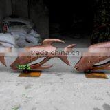 Bronze Abstract Fishes Sculpture