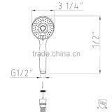 Multi Function Rain Handset Showerhead thumbnail-2