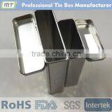 Silvery Stationery Tin Case