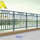 YT-011 2014 Top-selling modern wrought iron balcony railing design