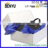 Hot Selling Designed White Two-piece Apparel Box for Package