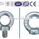 DIN580 forged eye bolt and DIN582 eye nut