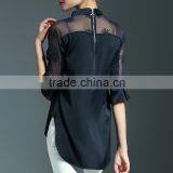 Apparel Manufacturers China Apparel Shirt Stand-up Collar Shirt thumbnail-2