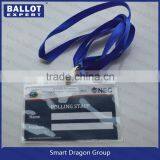 Worker Name Tags With Customized Logo Polyester Lanyard