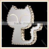 Modern K9 Crystal Wall Lamp Sconce Bedroom Stairs Aisle Chandelier Wall Light Fixture Swan Shape for Home Decor Luminaire thumbnail-6