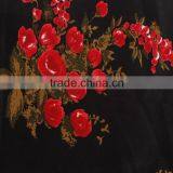 100 Cotton Fabric Printed Red Roses Design Fabric Textile for Shirt thumbnail-3