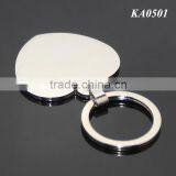 40MM Heart Shape Wedding Favor Gifts High Polished Stainless Steel Wholesale Blank Metal Heart Keychain thumbnail-5