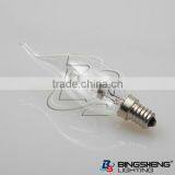 Tailed Candle Halogen Lamps 220-240V 28W E14 WARM WHITE Lighting Fixture Suitable thumbnail-1