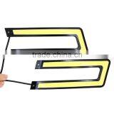 U Shape Car Running Light LED White Head/Fog Day Drive Lamp Car thumbnail-2