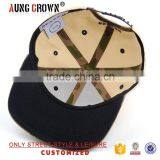 New Design Style 6 Panel Leather Patch Snapback Hats thumbnail-6