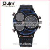 Oulm Collection Watches, Fashion 3 Time Watches, Cool Watches for Teenagers thumbnail-3