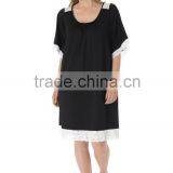 Cheap Women's Plus Size Nightshirt Cotton Long Pajamas thumbnail-4