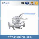 High Quality Manufacturer ANSI Flange Type SS304 Ball Valve With Prices thumbnail-2