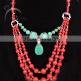 fashion design turquoise diy jewelry for necklace