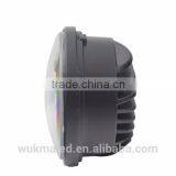 4-1/2" Halo Black LED Auxiliary Spot Fog Passing Lights Lamps Pair Harley Motorcycle thumbnail-5