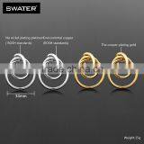 New Products 2016 Innovative Product Loopy Teardrop Latest Gold Earring Designs thumbnail-6