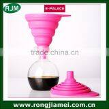 Silicone Funnel Drain Collapsible Funnel Oil Funnel thumbnail-1