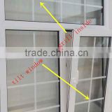 Wanjia factory hot sell plastic glass window