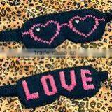 Eye Candy Colorful Reversible Knitting Handmade Eye Masks Headbands thumbnail-3