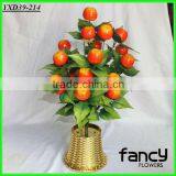 24 Heads Artificial Plastic Decorative Apple Plants Trees for Homr Decoration