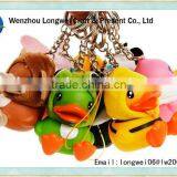 Led Rubber Duck Keychain/3d Pvc Keychain/rubber Keychain Making