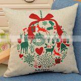 Merry Christmas Gifts to Every Home Cotton Linen Throw Pillow Case Cushion Cover Home Sofa Decorative 18 X 18 Inch thumbnail-5