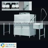 High-effcience 380V commercial and industrial small dishwasher machine