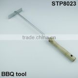 wooden handle garden hand tool