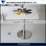 Acrylic Solid Surface Material Dinning Table Set thumbnail-1