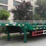 40 Ton Three Axles Lowbed Semi-trailer for Carrier Heavy Equipments and Construction Machinery thumbnail-3