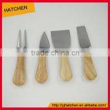 C2 Wholesale Rubber Wood Cheese Knife