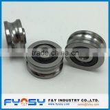 SG15 U Groove Track Roller Bearing 5X17X8MM Guide Bearing Guide Wheel Bearing U Groove Bearing thumbnail-1