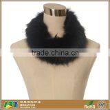 Women Black Permium Soft Cozy Faux Fox Fur Scarf