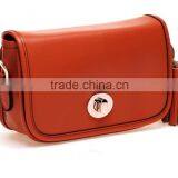 Plain Small Cross Bag Leather Women Purse Tote thumbnail-2