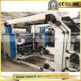 High Speed 4 Color Flexo T-shirt Printing Machine