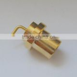 golden male SMA connector panel mounting