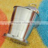 Stackable Easy Taking 140ml Leak-proof Eco-friendly FDA LFGB Fodable Stainless Steel Beer Mug Cup Tumbler thumbnail-2