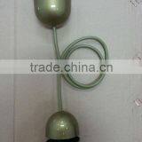 E27 Ceiling Rose Electric Plastic Lamp Holder thumbnail-1