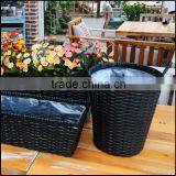 Plastic Rattan Basket Basket thumbnail-3