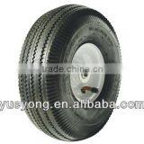 10 Inch Inflatable Rubber Tyre for Hand Trolley With Steel Rim