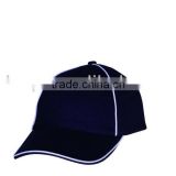 fashion custom piping cotton baseball cap for promotion