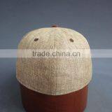 High Quility 6-Panel Falt Brim Cap With Special Front Embroidery thumbnail-4